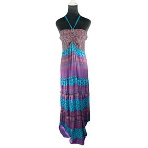 chinese dress ladies Hale Bob Linen-Blend Estella Maxi Dress main image 1